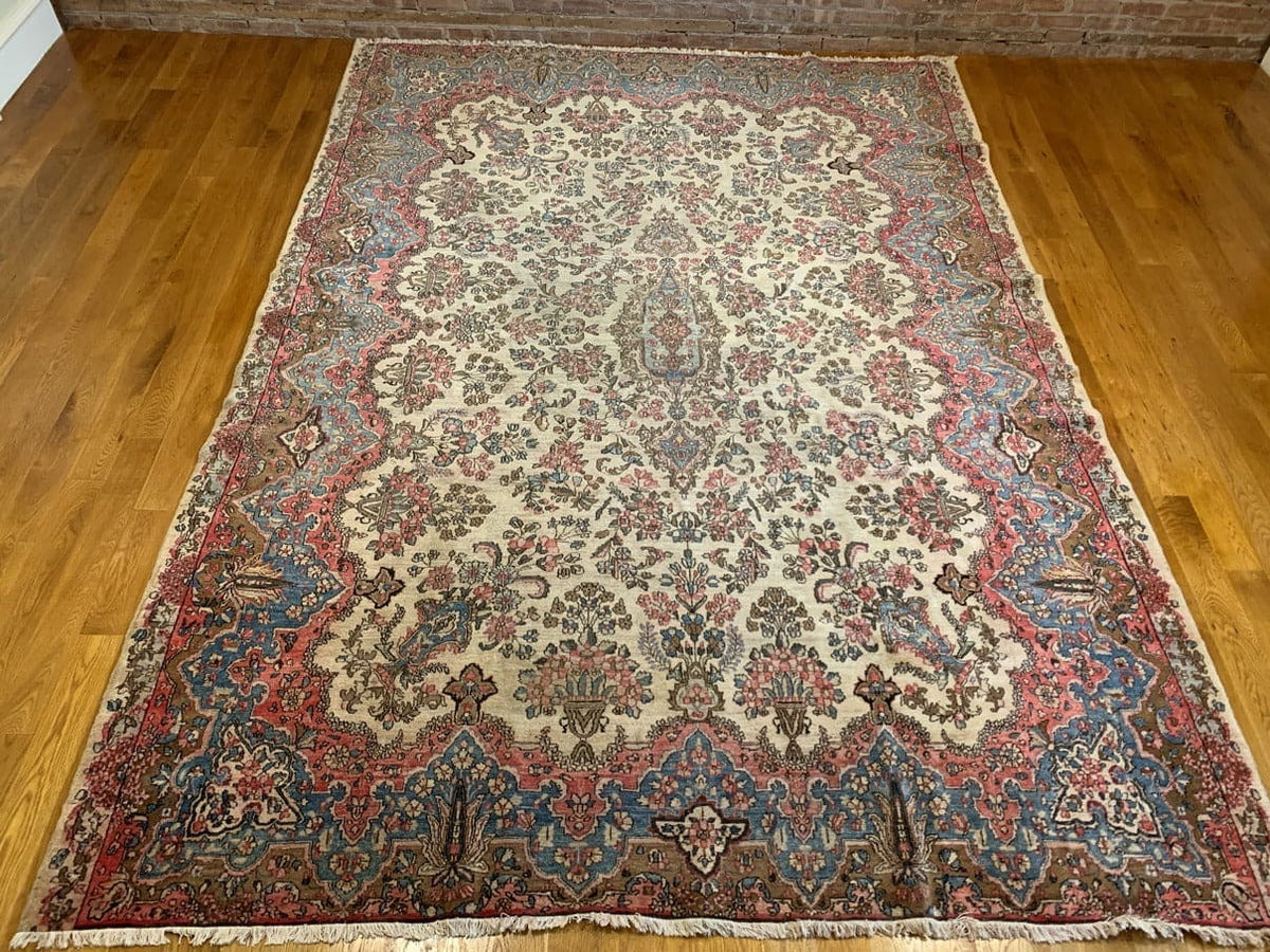8&#39;8&quot; X 11&#39;11&quot; Antique Persian Kerman Carpet
