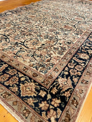 3' X 4'10" Antique Persian Kerman Small Rug