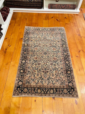 3' X 4'10" Antique Persian Kerman Small Rug