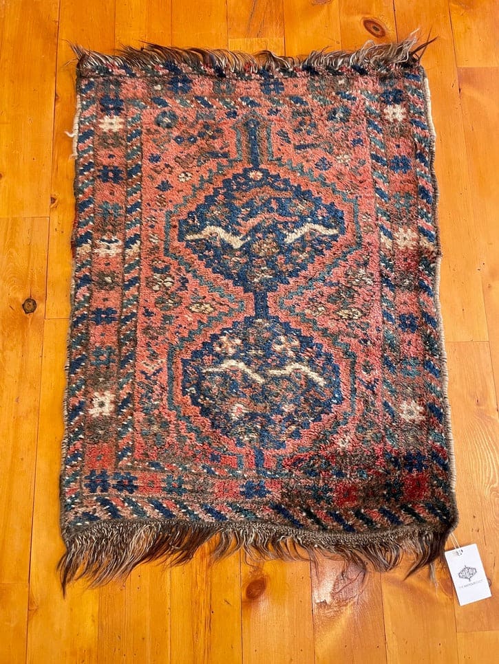 2&#39;7&quot; X 3&#39;5&quot; Antique Persian Khamseh Rug