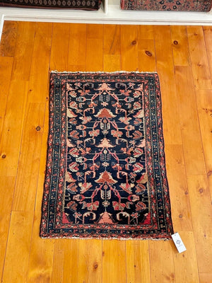 2'7" X 3'10" Antique Persian Lilihan