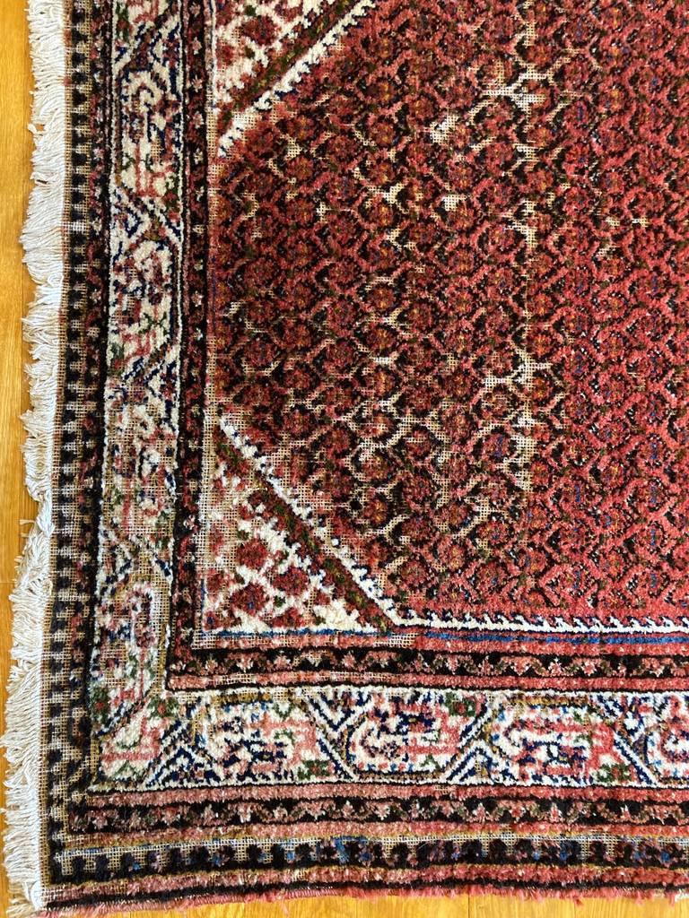 6'9" X 4' Antique Persian Mir Seraband Rug