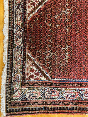 6'9" X 4' Antique Persian Mir Serabend Rug