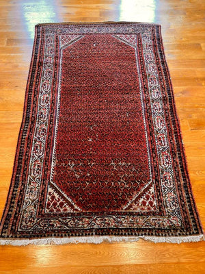 6'9" X 4' Antique Persian Mir Serabend Rug