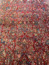 11'8" X 8'8" Antique Persian Sarouk Carpet