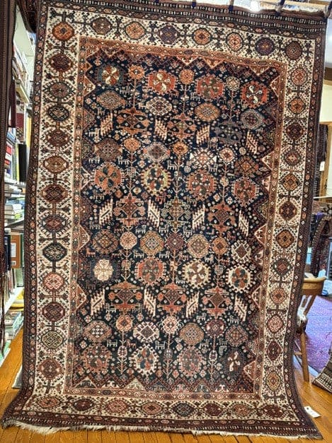 Antique Qashqai Shekarlu Carpet