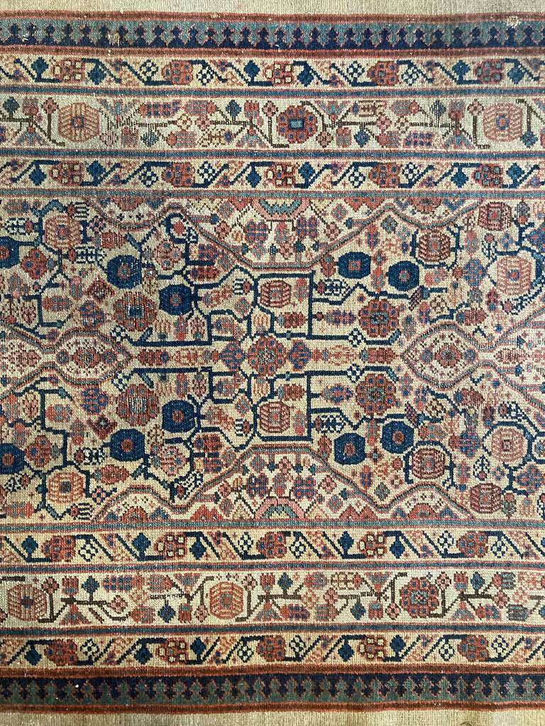 14&#39;8&quot; X 3&#39;7&quot; Antique Serab Camel Hair Runner