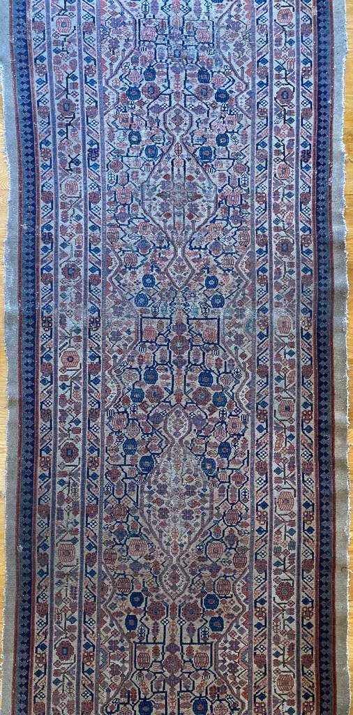 14&#39;8&quot; X 3&#39;7&quot; Antique Serab Camel Hair Runner