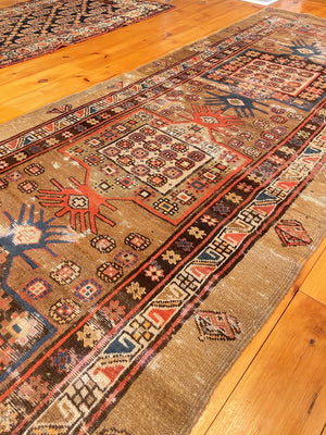 3’4 X 9’10 Antique Serab Runner 