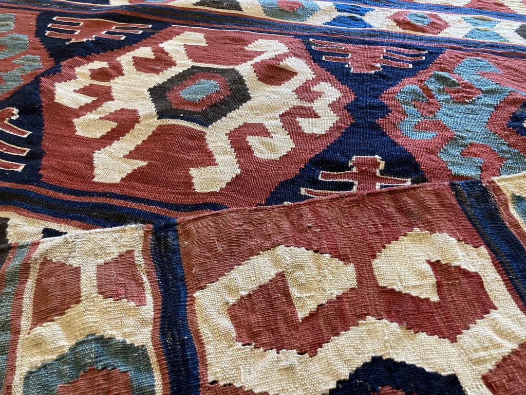 7&#39;8&quot; X 5&#39;6&quot; Antique Shahsavan Kilim