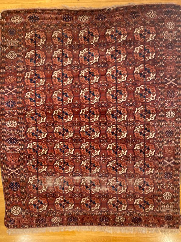 8&#39; X 6&#39;5&quot; Antique Tekke Main Carpet