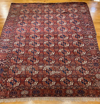 8' X 6'5" Antique Tekke Main Carpet