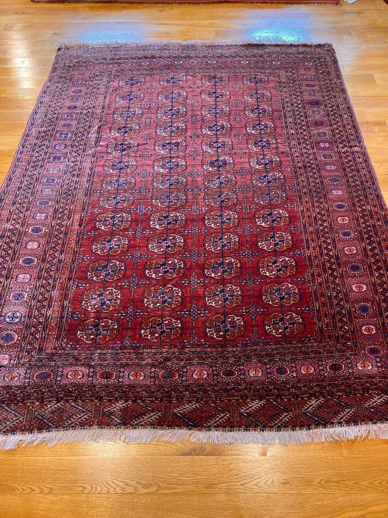 8&#39; X 6&#39;3&quot; Antique Tekke Turkoman Main Carpet