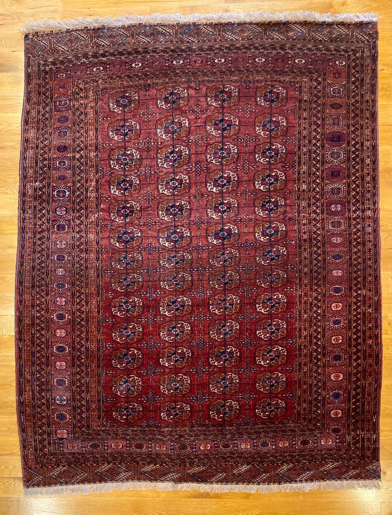 8&#39; X 6&#39;3&quot; Antique Tekke Turkoman Main Carpet