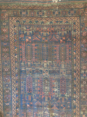 8'6" X 5'3" Antique Timuri Main Carpet