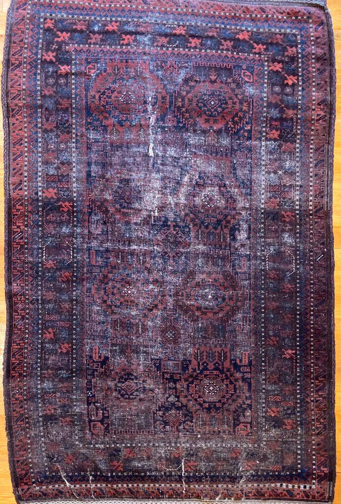 9&#39;6&quot; X 5&#39; Antique Timuri Main Carpet