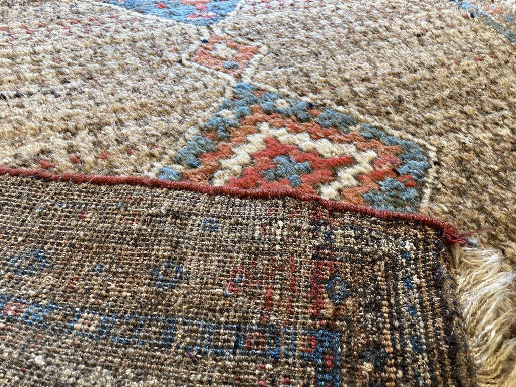 5&#39;8&quot; X 4&#39;1&quot; Antique Tribal Kolyai Kurd Rug