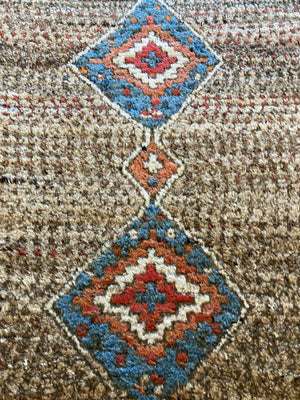 5'8" X 4'1" Antique Tribal Kolyai Kurd Rug