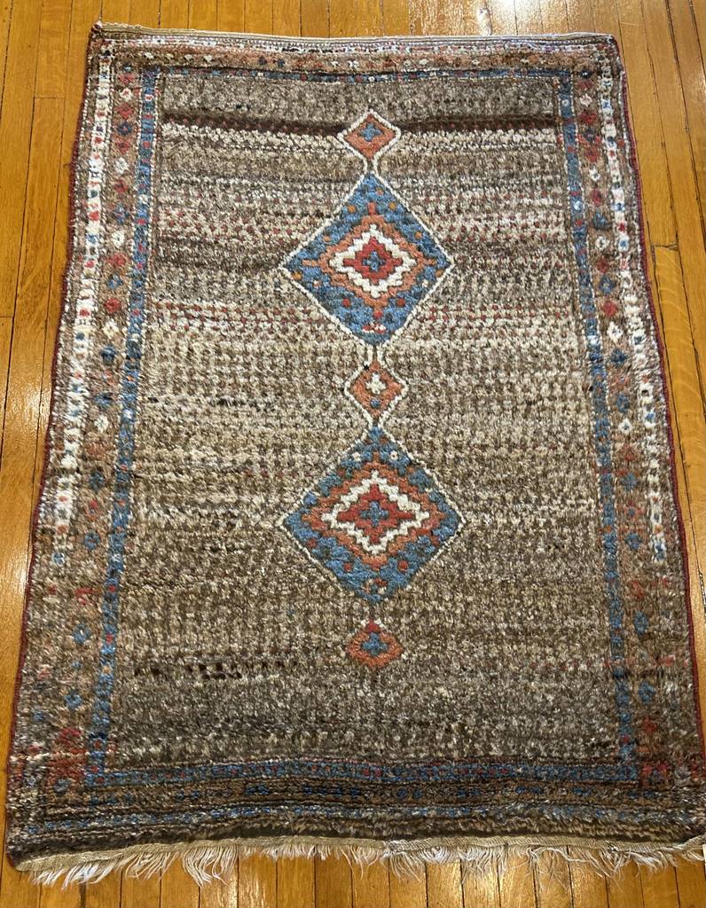 5&#39;8&quot; X 4&#39;1&quot; Antique Tribal Kolyai Kurd Rug