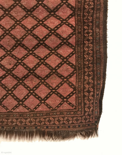 4’11” X 2’10” Antique Turkmen Rug