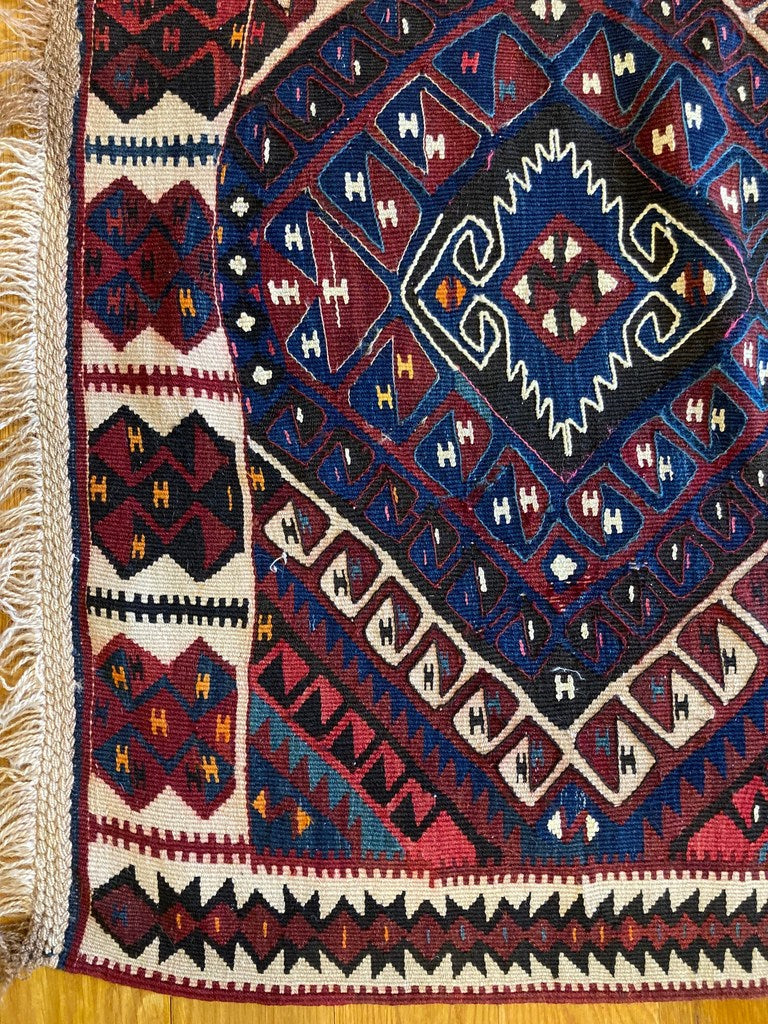 7'1 X 5'5 Antique Van Anatolian Tribal Kilim [015] - The Antique