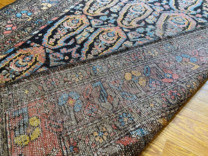 6'9" X 3'10" Antique Veramin Persian Rug