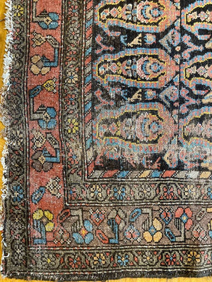 6'9" X 3'10" Antique Veramin Persian Rug