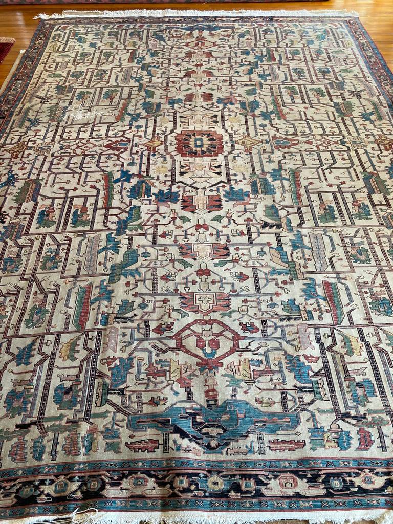 13'6" X 9'8" Azerbaijan Soumak Rug