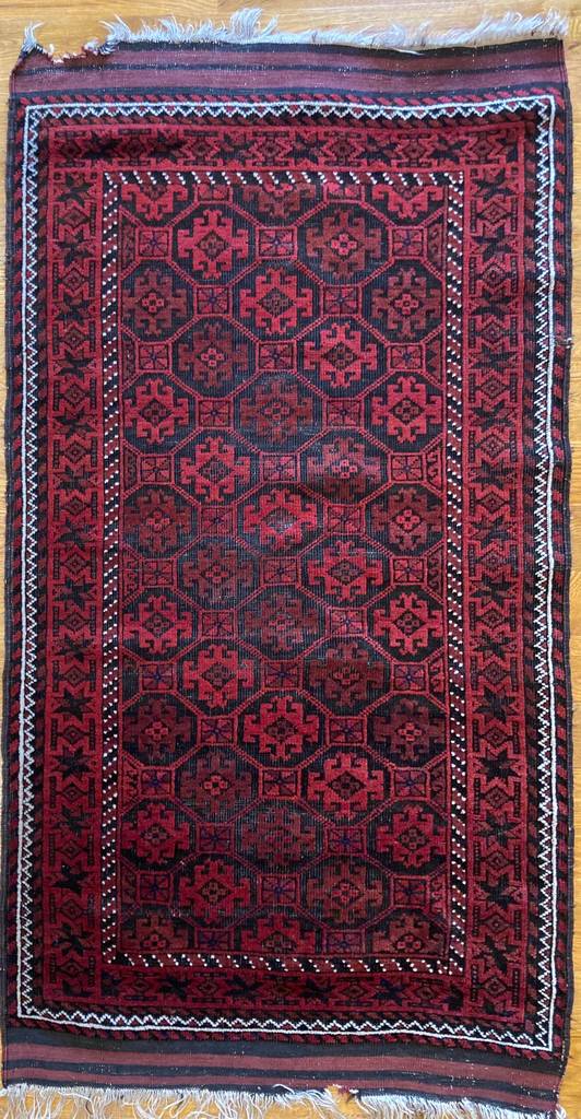 5&#39;9&quot; X 3&#39;1&quot; Baluch Carpet