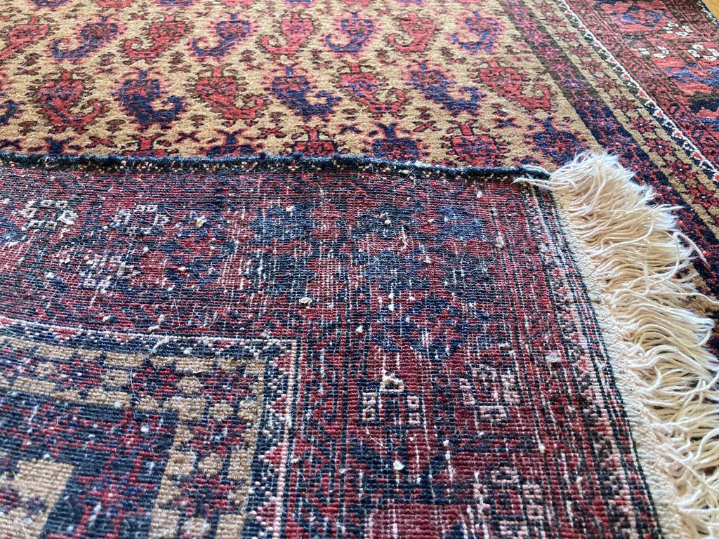 5'6" X 2'11" Camel Hair Persian Baluch Rug