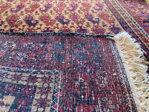 5'6" X 2'11" Camel Hair Persian Baluch Rug