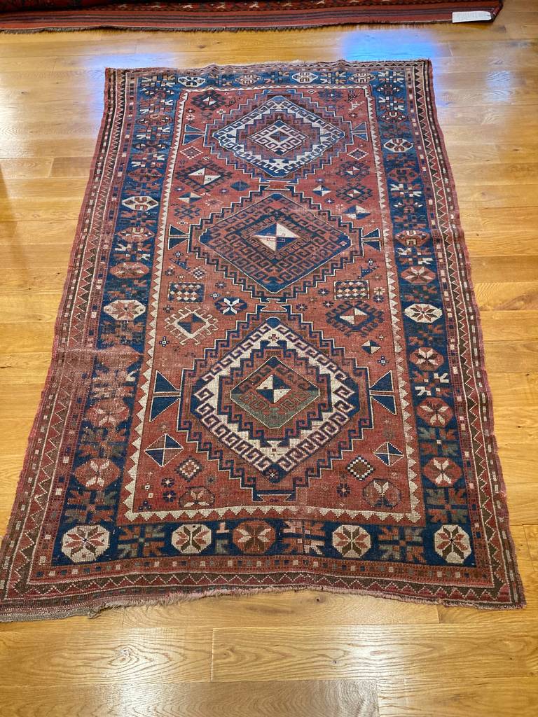 6&#39;11&quot; X 4&#39;11&quot; Caucasian Kazak Rug