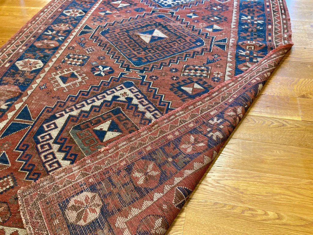 6&#39;11&quot; X 4&#39;11&quot; Caucasian Kazak Rug