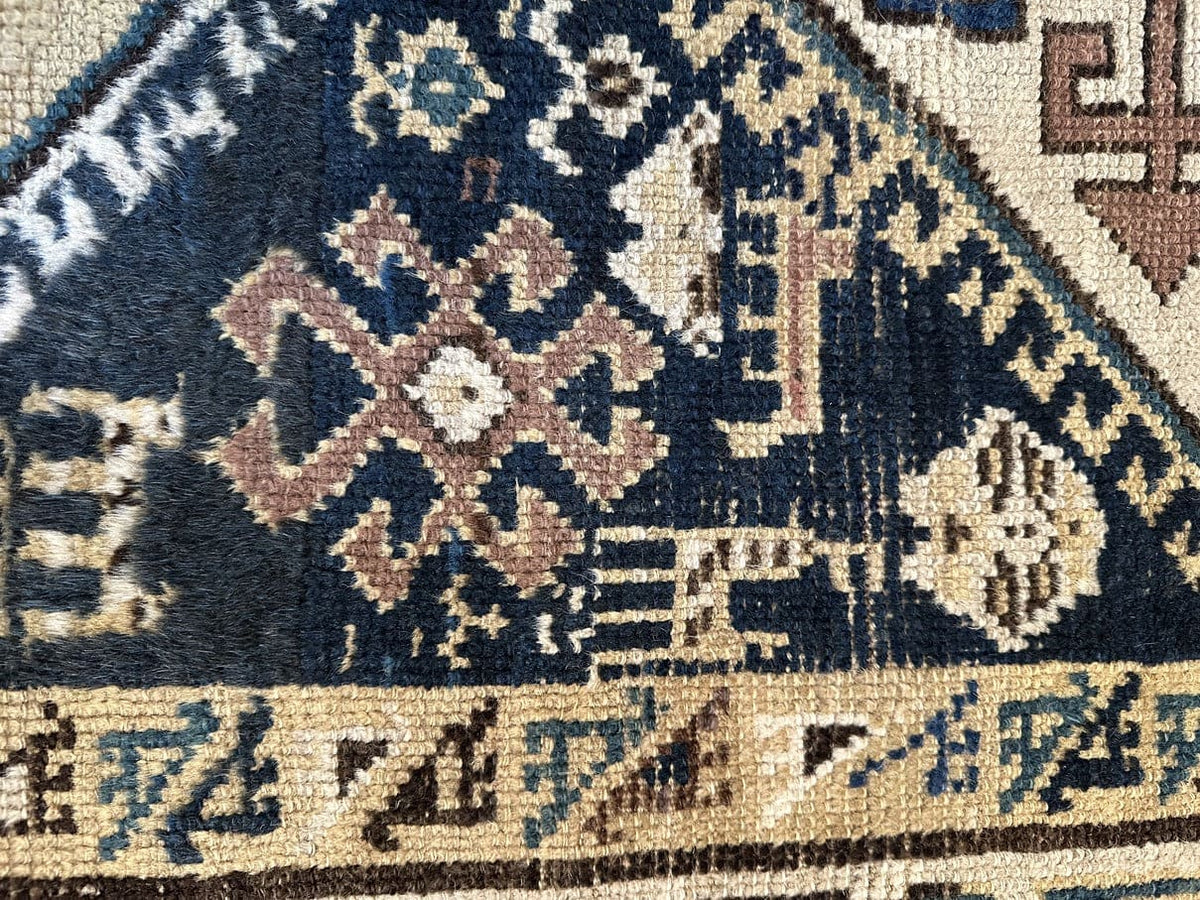 11&#39;2&quot; X 3&#39;8&quot; Caucasian Long Rug Akstafa Shirvan