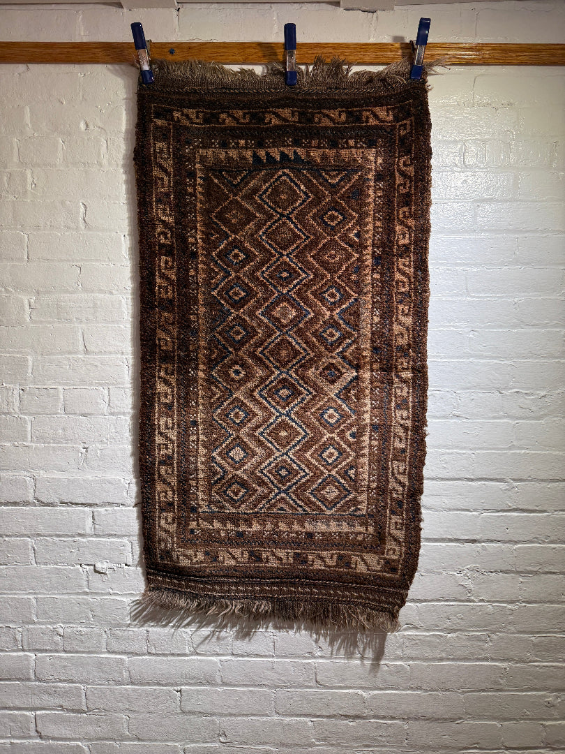 3'7" X 2' Diamond Trees Dowry Rug 