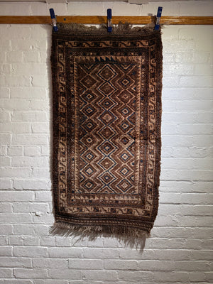 3'7" X 2' Diamond Trees Dowry Rug 