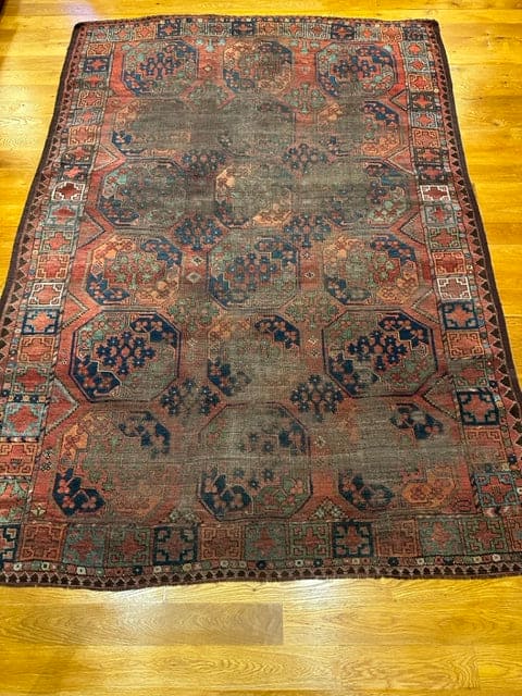 Early Antique Ersari Main Carpet