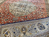 6'5" X 4'6" Early Fine Persian Silk Quom Rug