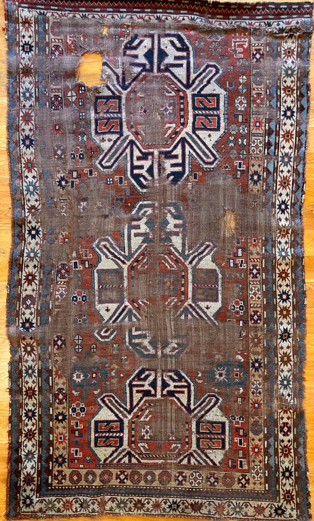 7&#39; X 4&#39;2&quot; Early Karabagh Rug [SH-141]