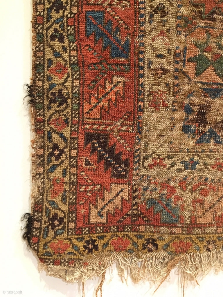 6&#39;9&quot; X 3&#39;6&quot; Early Kurd Long Rug