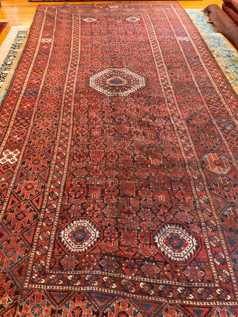 16&#39;9&quot; X 7&#39;5&quot; Ersari Bashir Long Rug [103]