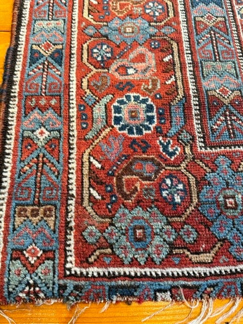 6&#39;2&quot; X 5&#39;2&quot; Fine Antique Khamseh Boteh Rug [SH-103]
