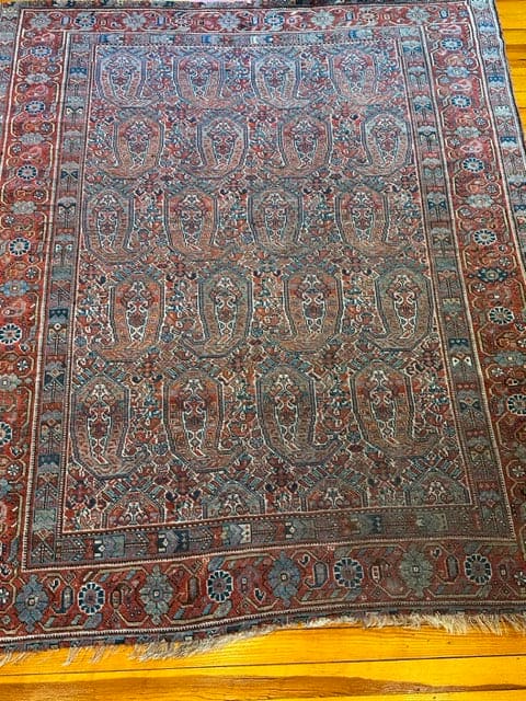 Antique khamse rug 【公式通販】