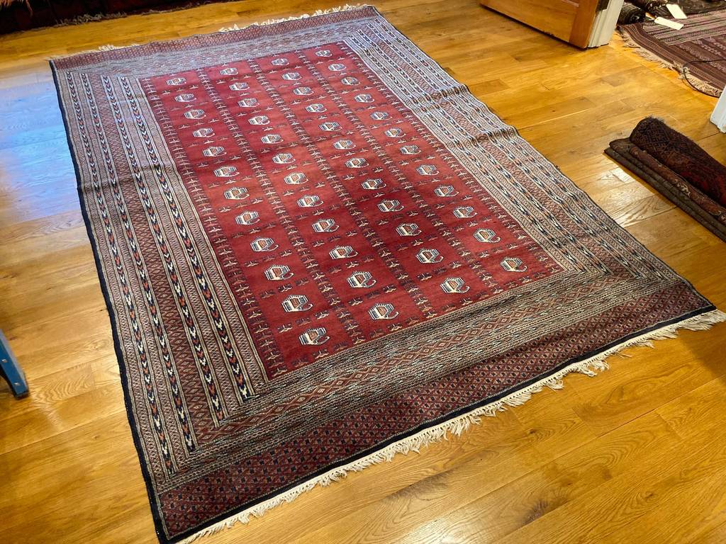 8&#39;10&quot; X 6&#39;2&quot; Fine Bokhara Rug
