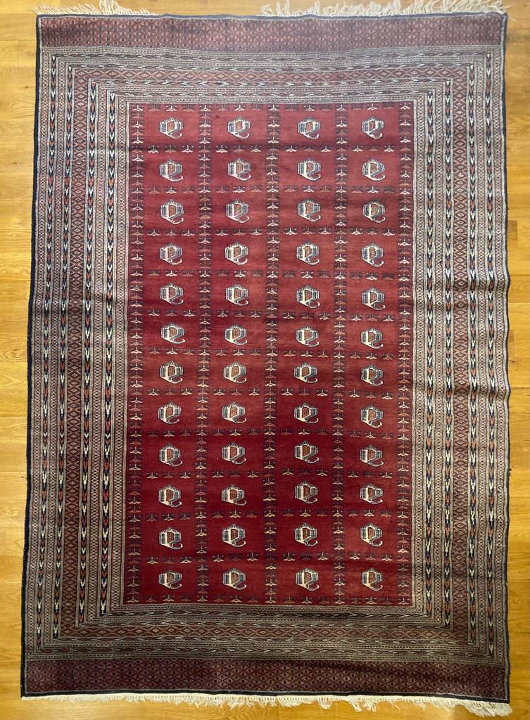 8&#39;10&quot; X 6&#39;2&quot; Fine Bokhara Rug