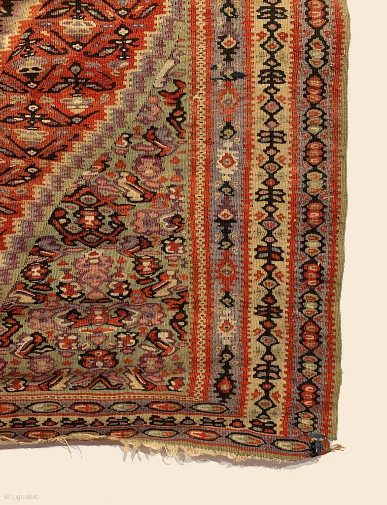 4’1&quot; X 6’4&quot; Fine Senneh Kilim
