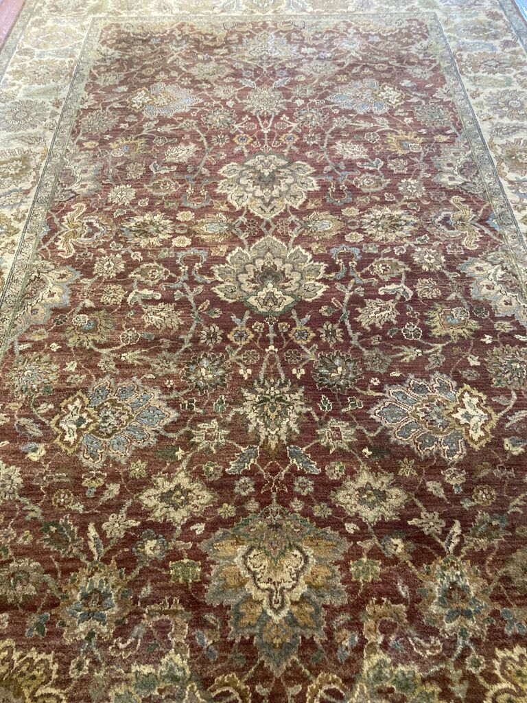 9&#39;4&quot; X 6&#39;1&quot; Fine Vintage Agra Carpet