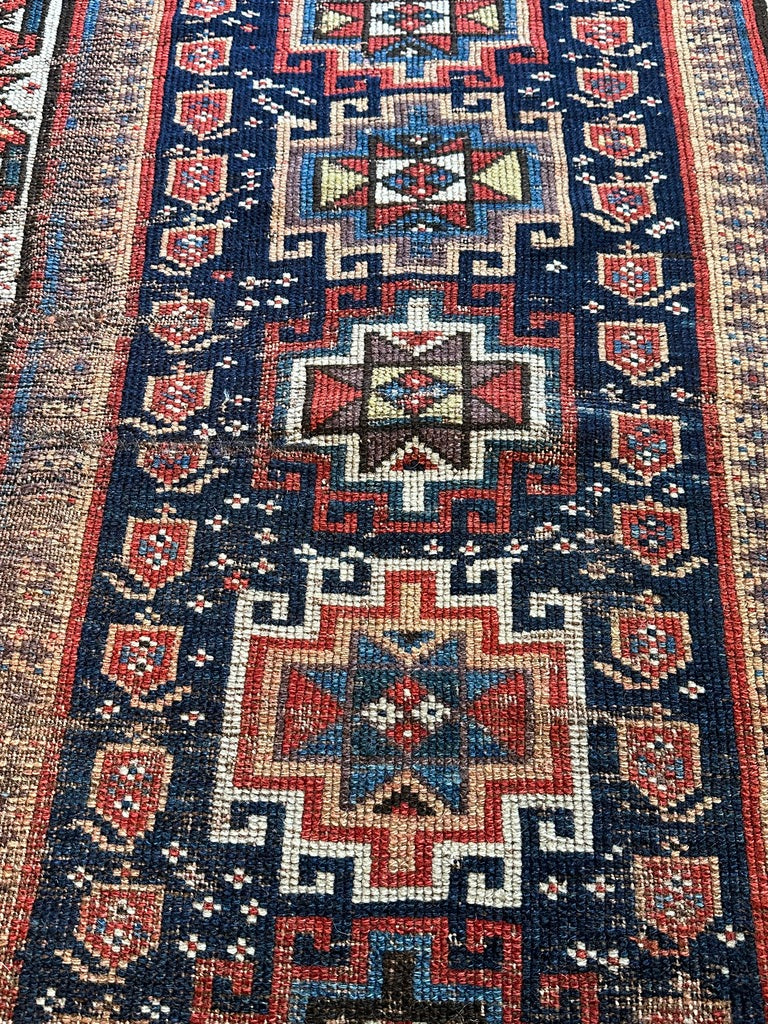7' 4" X 4' Khamseh Long Luri Rug