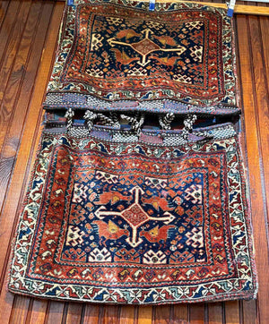 3'8" X 2' Khamseh Saddle Bag
