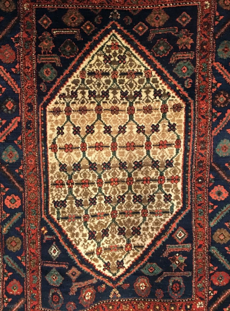 6&#39;3&quot; X 4&#39;2&quot; Kolyai Shirshekeri Kurd Rug
